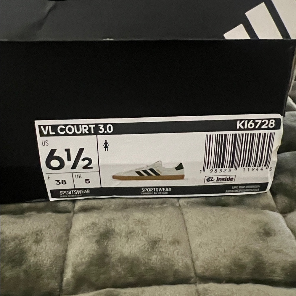 Adidas VL Court 3.0 Sneaker - Women's - Off White 6.5 - Picture 10 of 10